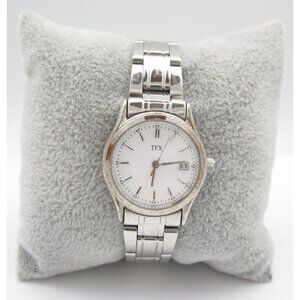 Women TFX by Bulova Quartz WR Analog 26mm Round Watch (H870) "New Battery"